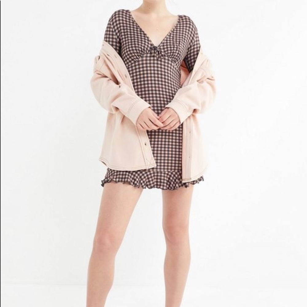 urban Outfitters grace ruffle mini dress